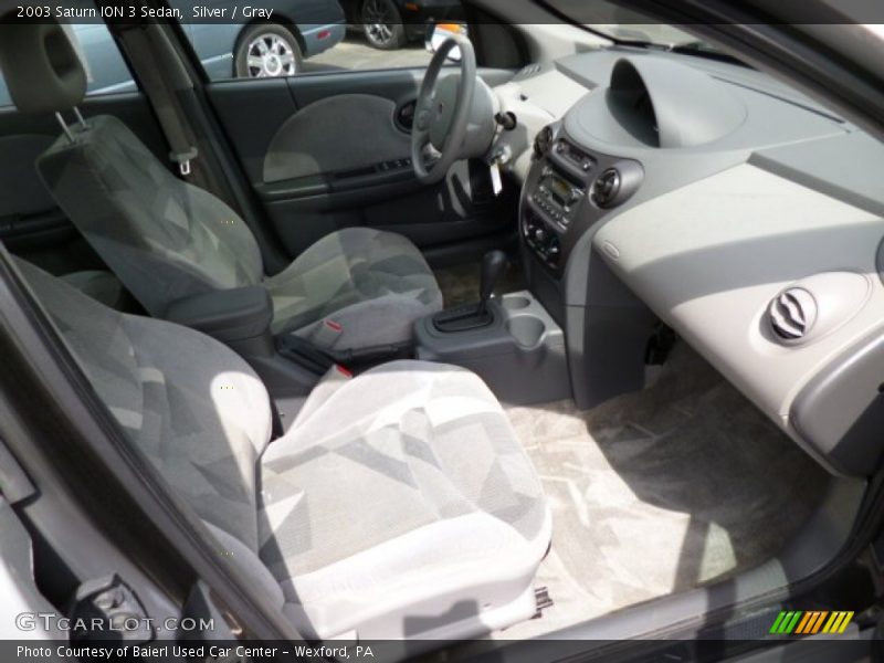 Silver / Gray 2003 Saturn ION 3 Sedan