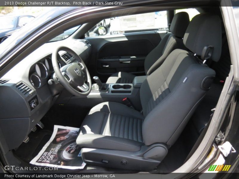 Pitch Black / Dark Slate Gray 2013 Dodge Challenger R/T Blacktop