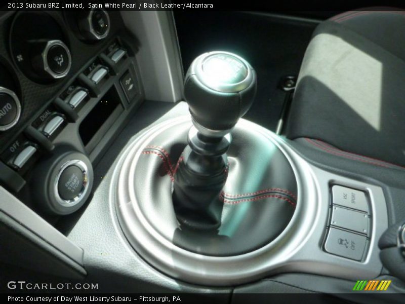 Satin White Pearl / Black Leather/Alcantara 2013 Subaru BRZ Limited