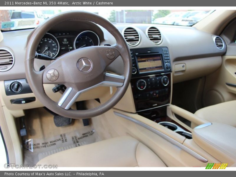 Arctic White / Cashmere 2011 Mercedes-Benz ML 350 4Matic