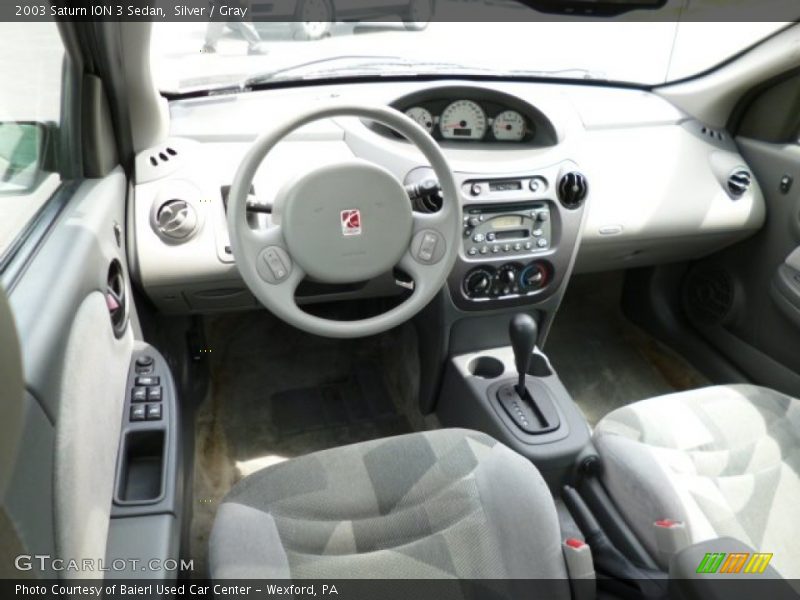 Silver / Gray 2003 Saturn ION 3 Sedan