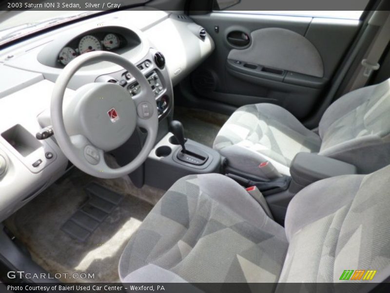 Silver / Gray 2003 Saturn ION 3 Sedan
