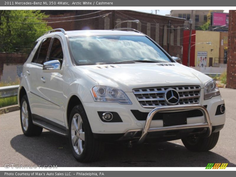 Arctic White / Cashmere 2011 Mercedes-Benz ML 350 4Matic