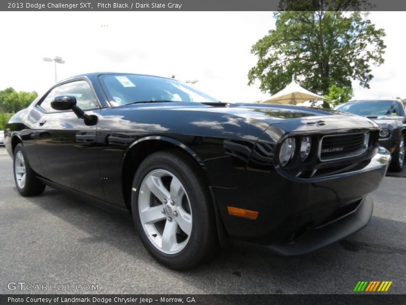 Pitch Black / Dark Slate Gray 2013 Dodge Challenger SXT