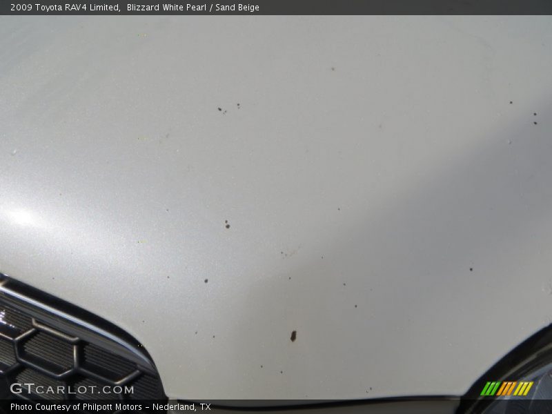 Blizzard White Pearl / Sand Beige 2009 Toyota RAV4 Limited