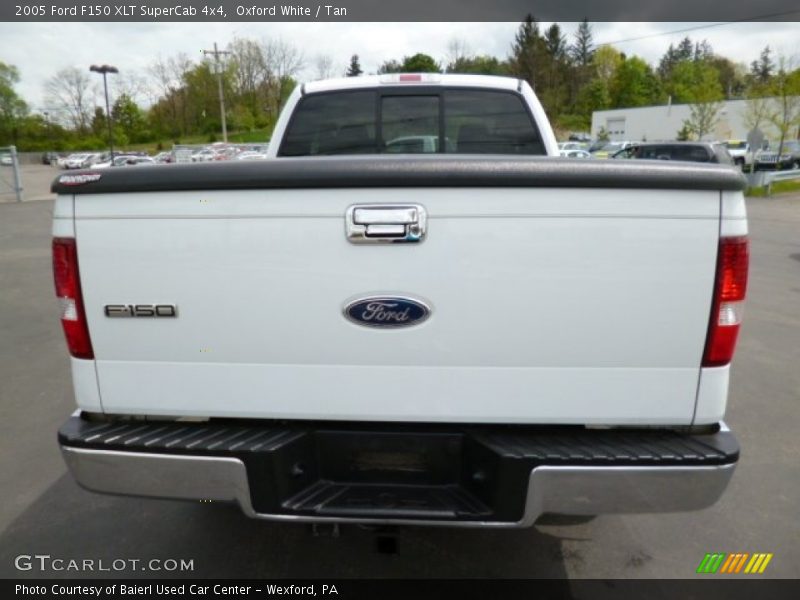 Oxford White / Tan 2005 Ford F150 XLT SuperCab 4x4