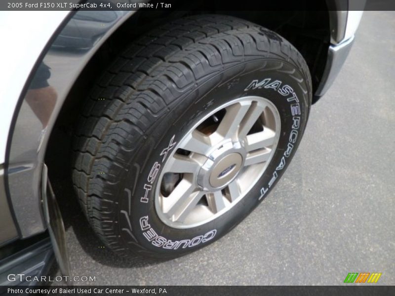 Oxford White / Tan 2005 Ford F150 XLT SuperCab 4x4