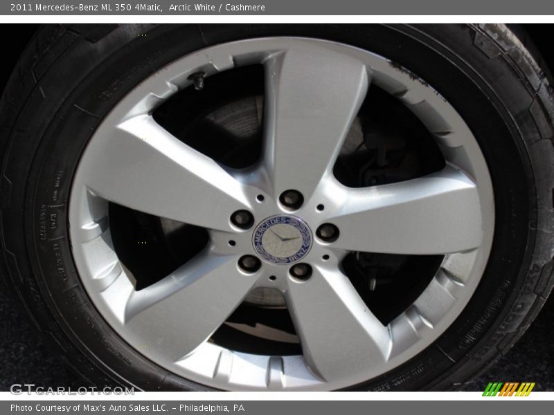 Arctic White / Cashmere 2011 Mercedes-Benz ML 350 4Matic