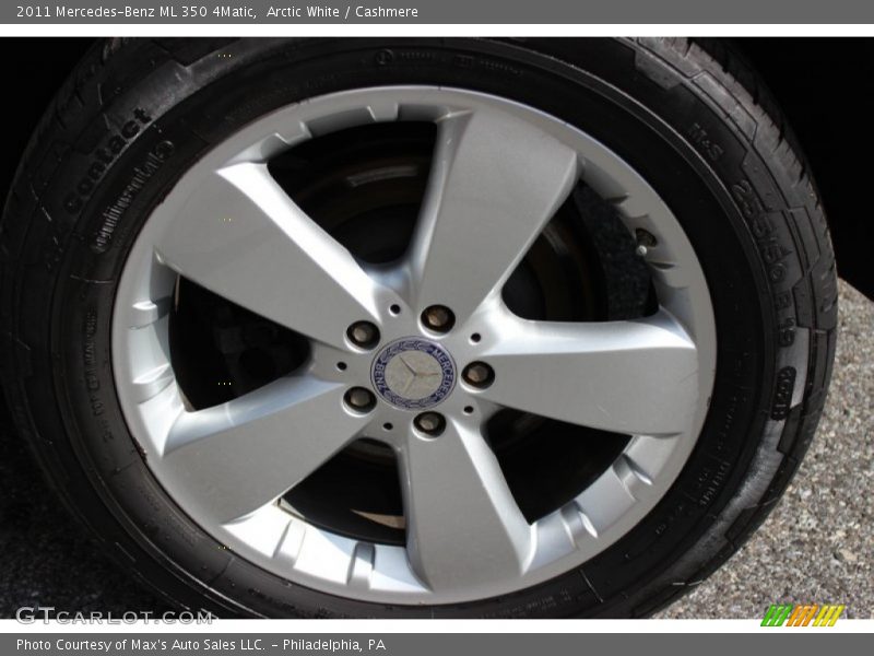 Arctic White / Cashmere 2011 Mercedes-Benz ML 350 4Matic
