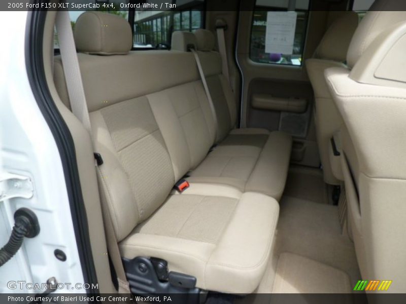 Oxford White / Tan 2005 Ford F150 XLT SuperCab 4x4