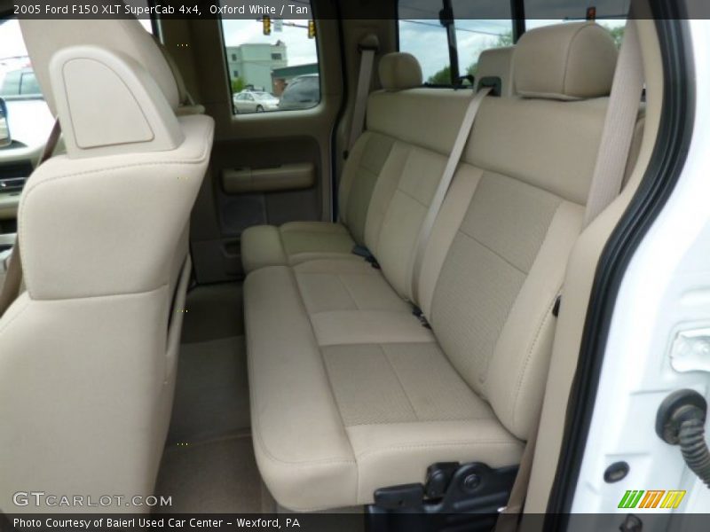 Oxford White / Tan 2005 Ford F150 XLT SuperCab 4x4