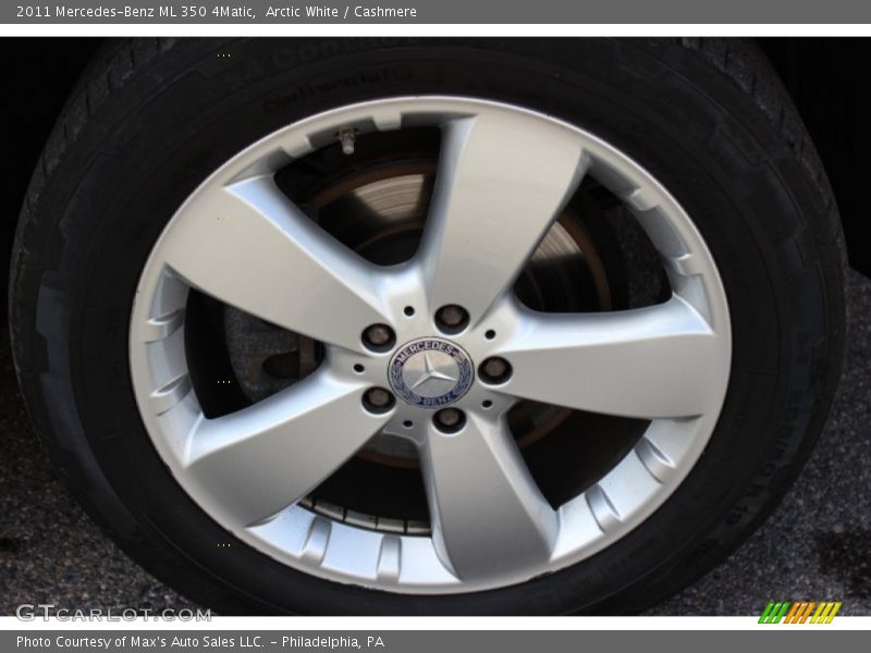 Arctic White / Cashmere 2011 Mercedes-Benz ML 350 4Matic