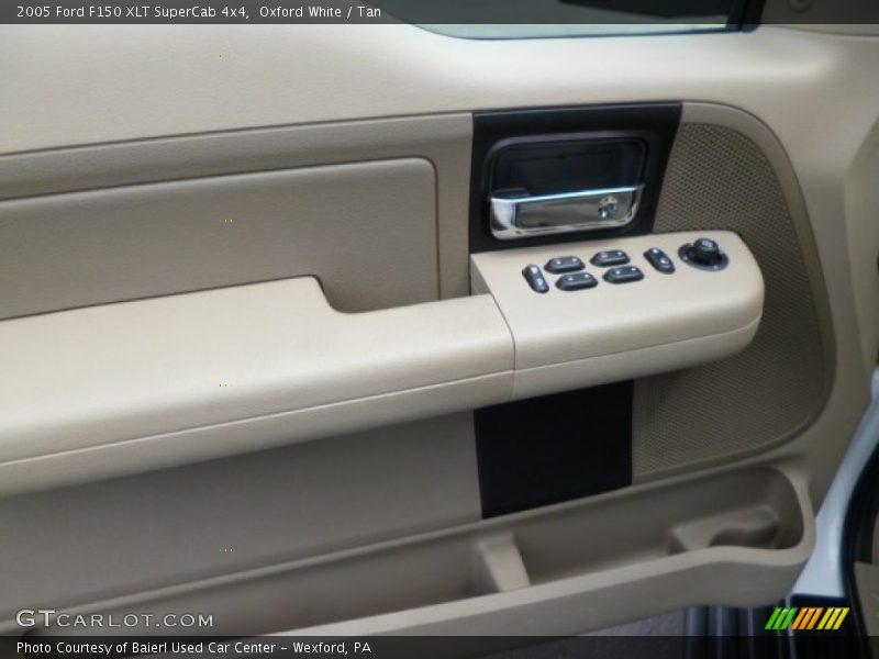 Oxford White / Tan 2005 Ford F150 XLT SuperCab 4x4
