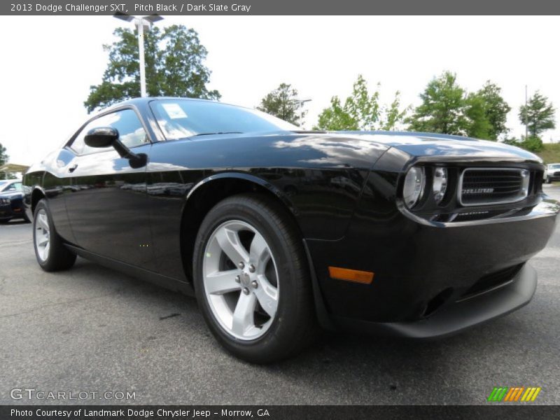 Pitch Black / Dark Slate Gray 2013 Dodge Challenger SXT