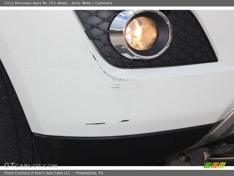 Arctic White / Cashmere 2011 Mercedes-Benz ML 350 4Matic