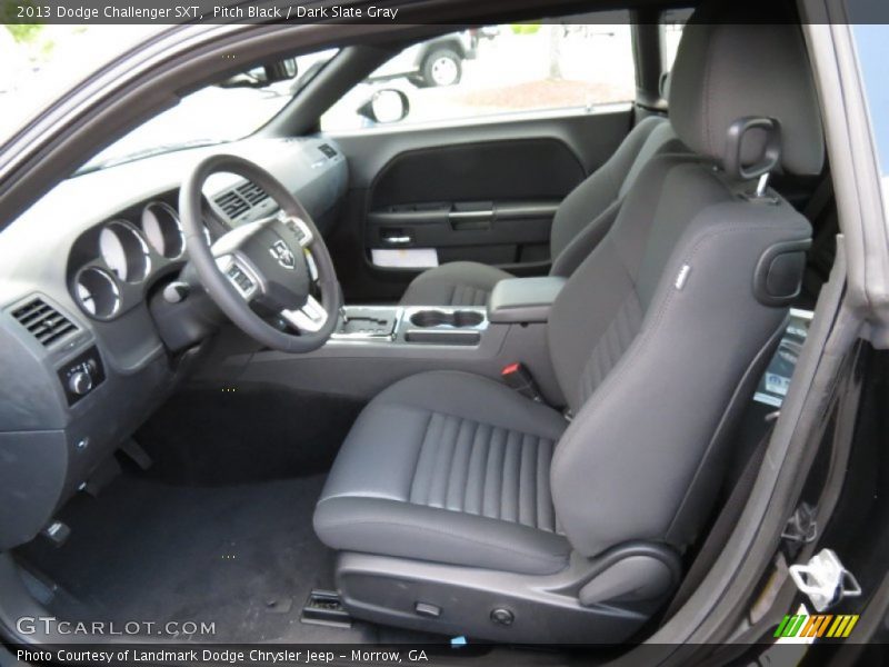 Pitch Black / Dark Slate Gray 2013 Dodge Challenger SXT