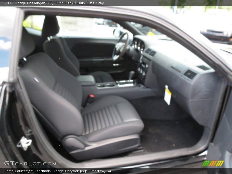 Pitch Black / Dark Slate Gray 2013 Dodge Challenger SXT