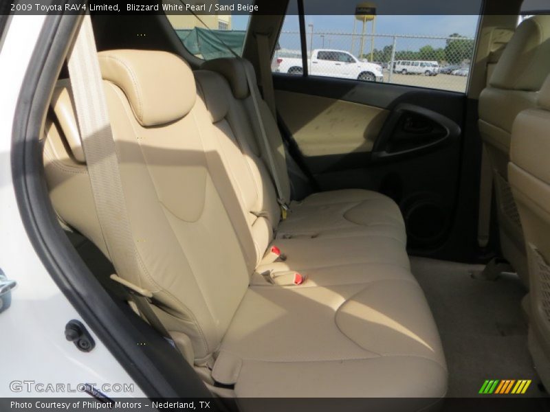 Blizzard White Pearl / Sand Beige 2009 Toyota RAV4 Limited