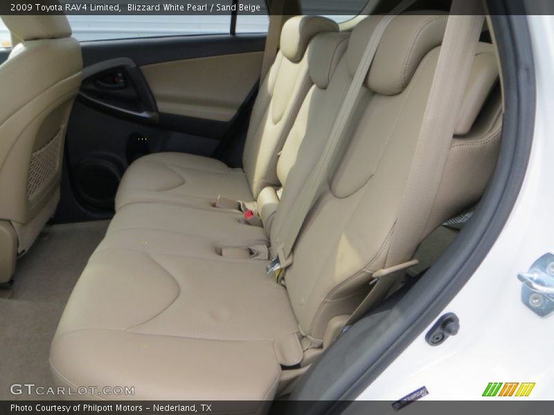 Blizzard White Pearl / Sand Beige 2009 Toyota RAV4 Limited