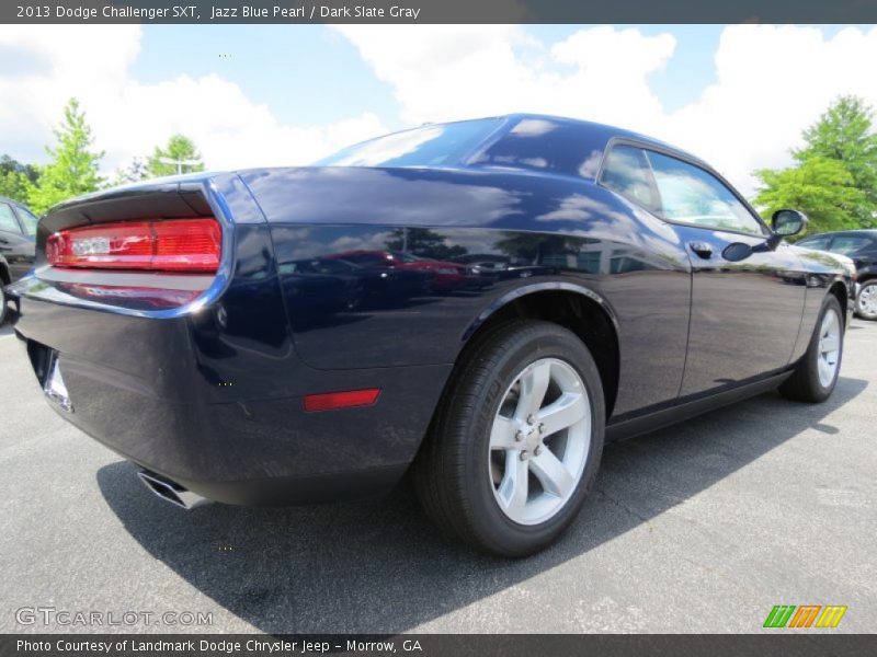 Jazz Blue Pearl / Dark Slate Gray 2013 Dodge Challenger SXT