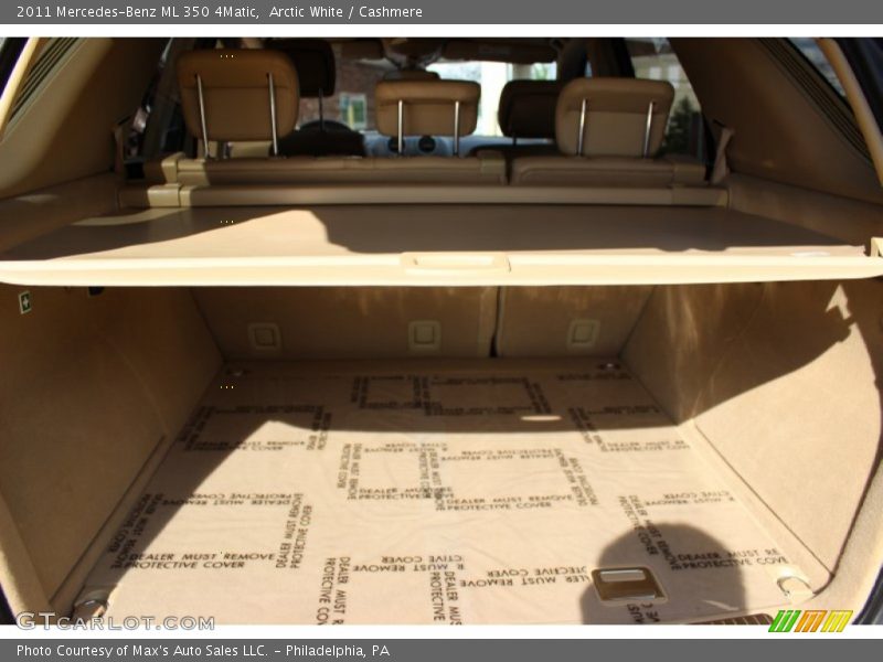 Arctic White / Cashmere 2011 Mercedes-Benz ML 350 4Matic