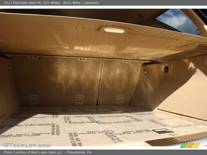 Arctic White / Cashmere 2011 Mercedes-Benz ML 350 4Matic