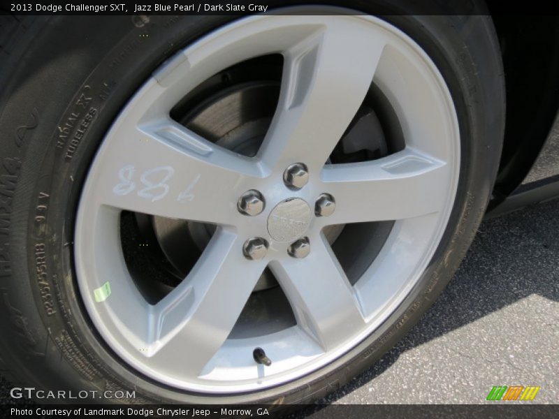 Jazz Blue Pearl / Dark Slate Gray 2013 Dodge Challenger SXT