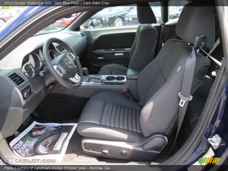 Jazz Blue Pearl / Dark Slate Gray 2013 Dodge Challenger SXT
