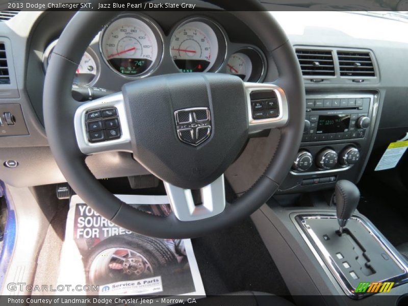 Jazz Blue Pearl / Dark Slate Gray 2013 Dodge Challenger SXT