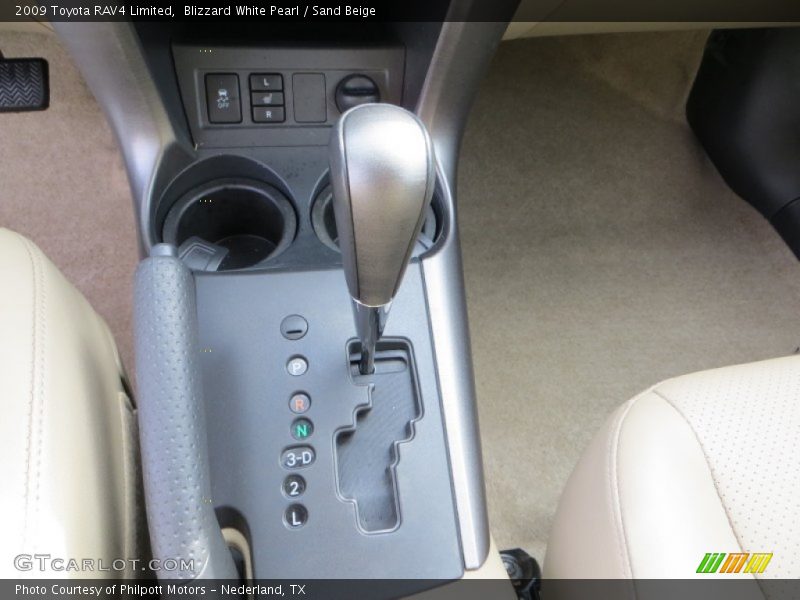 Blizzard White Pearl / Sand Beige 2009 Toyota RAV4 Limited