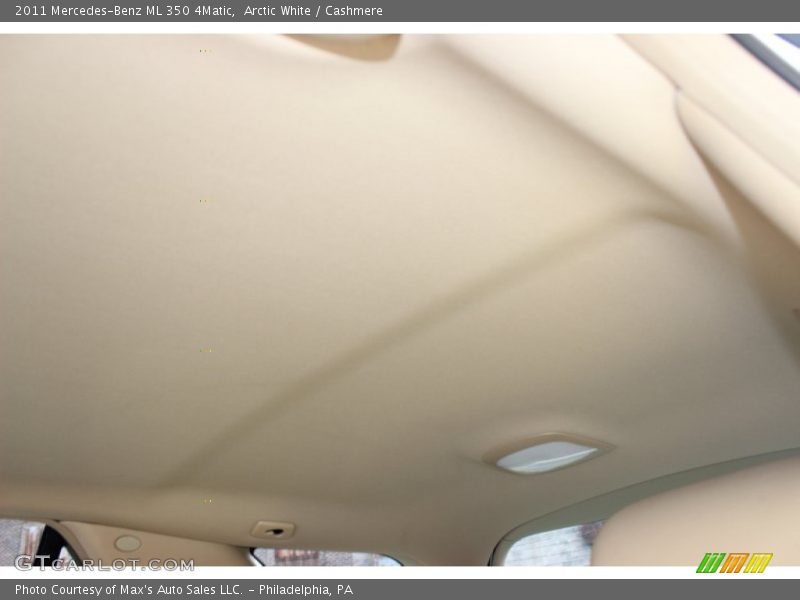 Arctic White / Cashmere 2011 Mercedes-Benz ML 350 4Matic