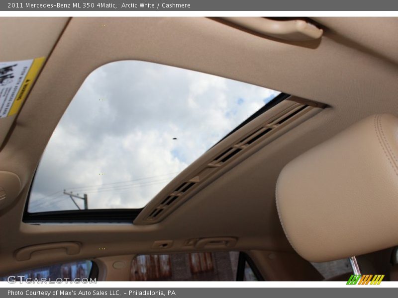 Arctic White / Cashmere 2011 Mercedes-Benz ML 350 4Matic