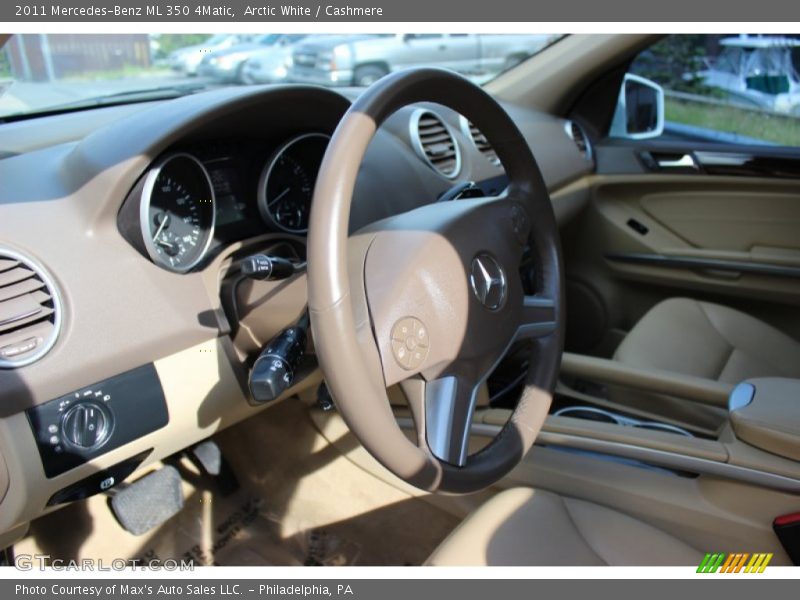 Arctic White / Cashmere 2011 Mercedes-Benz ML 350 4Matic