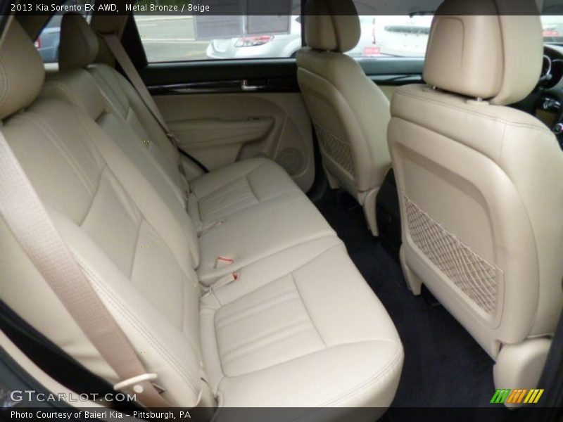 Rear Seat of 2013 Sorento EX AWD