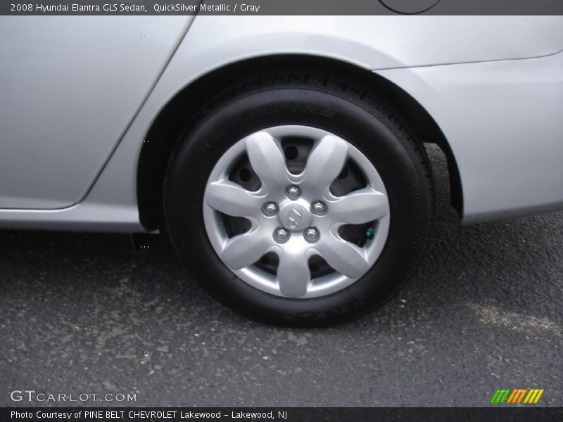 QuickSilver Metallic / Gray 2008 Hyundai Elantra GLS Sedan