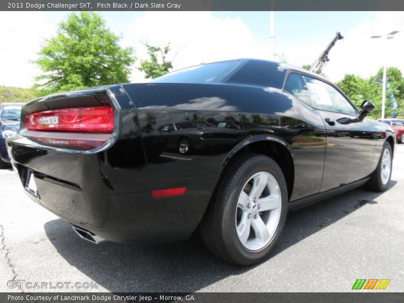 Pitch Black / Dark Slate Gray 2013 Dodge Challenger SXT