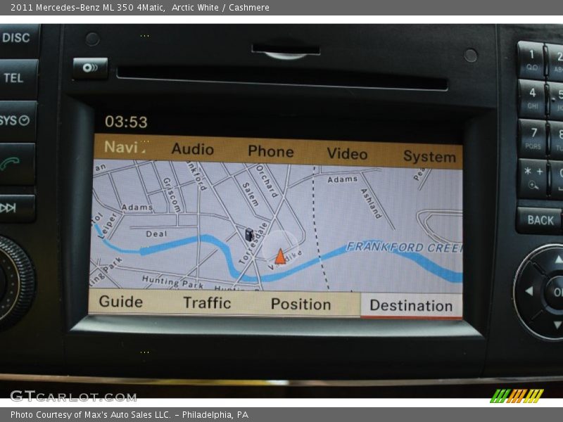 Arctic White / Cashmere 2011 Mercedes-Benz ML 350 4Matic