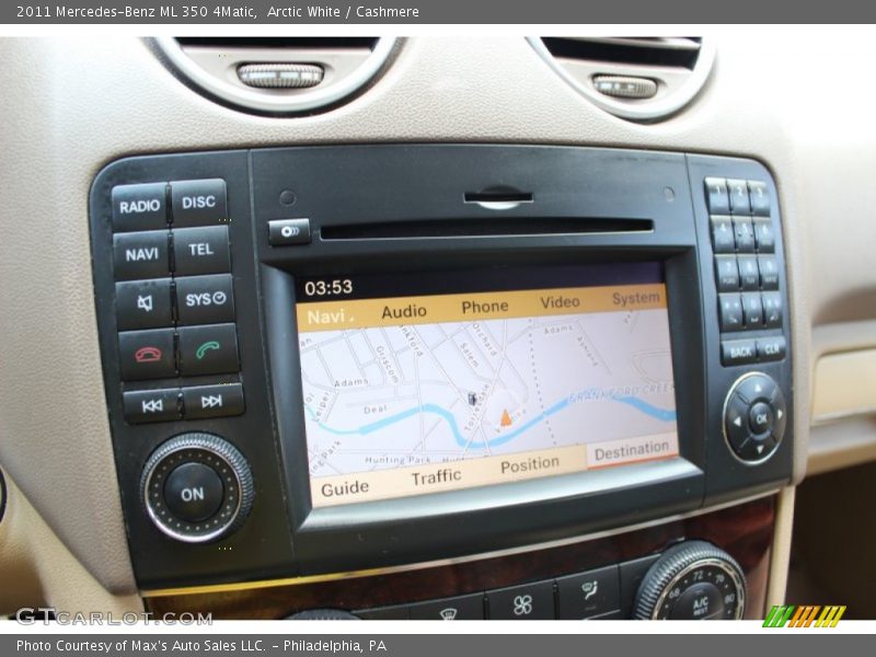 Arctic White / Cashmere 2011 Mercedes-Benz ML 350 4Matic