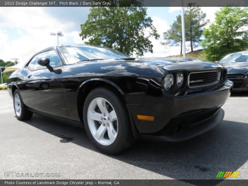 Pitch Black / Dark Slate Gray 2013 Dodge Challenger SXT