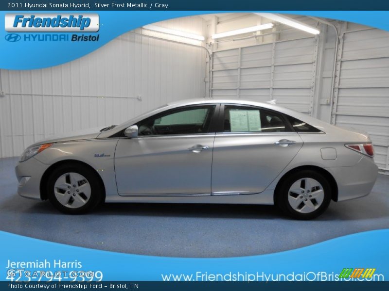 Silver Frost Metallic / Gray 2011 Hyundai Sonata Hybrid