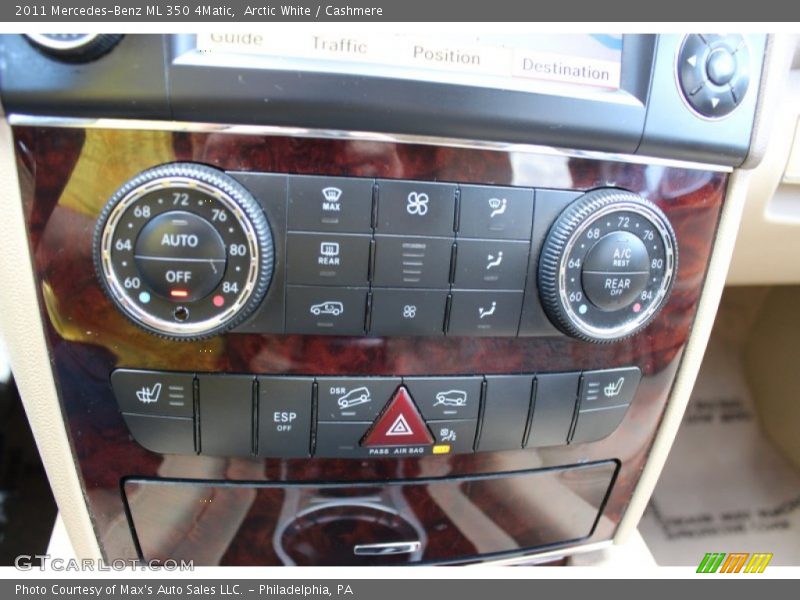 Arctic White / Cashmere 2011 Mercedes-Benz ML 350 4Matic