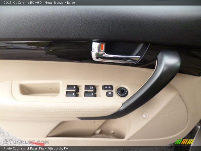 Metal Bronze / Beige 2013 Kia Sorento EX AWD
