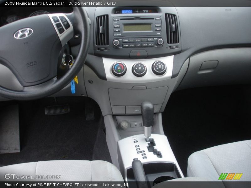 QuickSilver Metallic / Gray 2008 Hyundai Elantra GLS Sedan