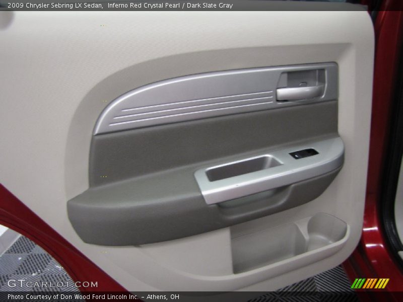 Inferno Red Crystal Pearl / Dark Slate Gray 2009 Chrysler Sebring LX Sedan