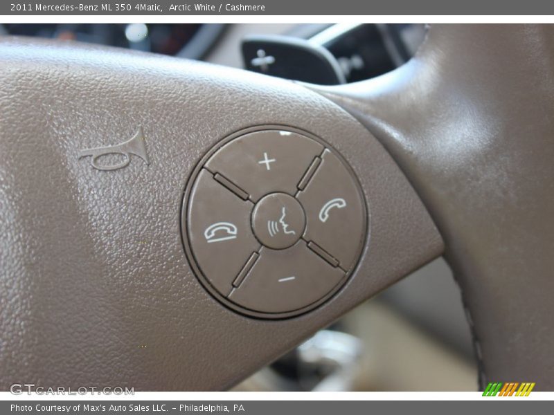 Arctic White / Cashmere 2011 Mercedes-Benz ML 350 4Matic