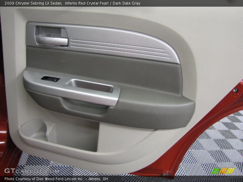 Inferno Red Crystal Pearl / Dark Slate Gray 2009 Chrysler Sebring LX Sedan
