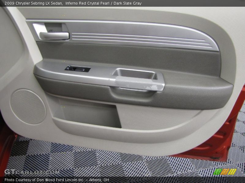 Inferno Red Crystal Pearl / Dark Slate Gray 2009 Chrysler Sebring LX Sedan