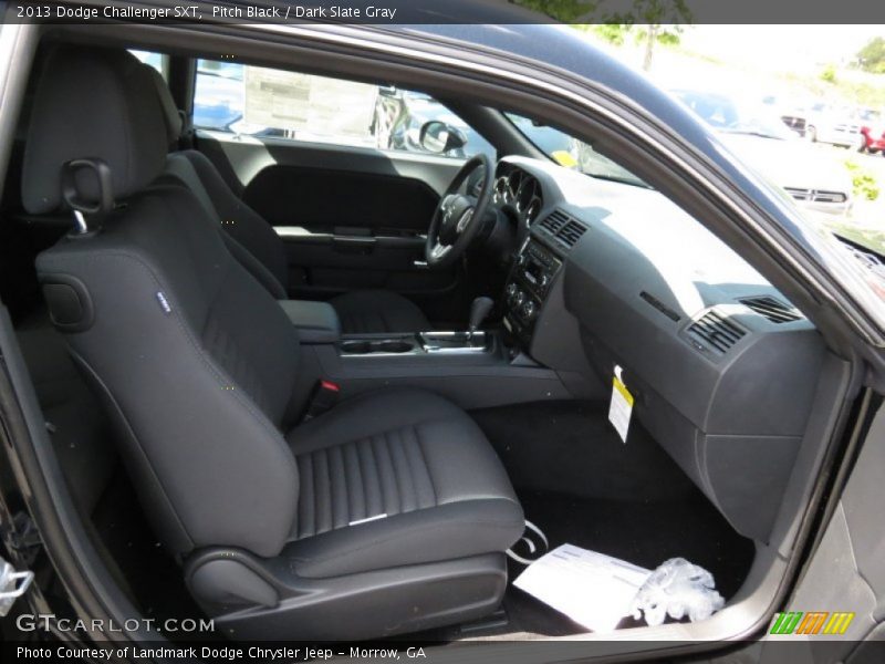 Pitch Black / Dark Slate Gray 2013 Dodge Challenger SXT