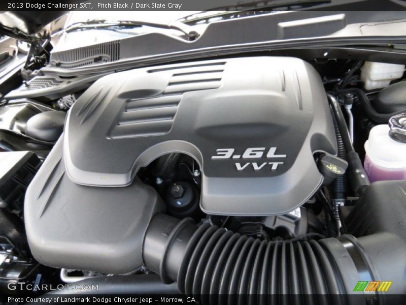 Pitch Black / Dark Slate Gray 2013 Dodge Challenger SXT