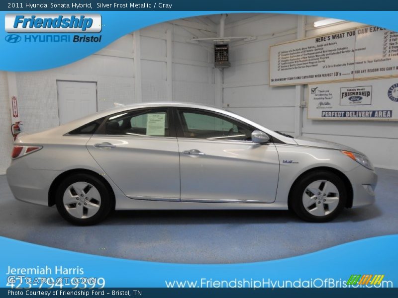 Silver Frost Metallic / Gray 2011 Hyundai Sonata Hybrid